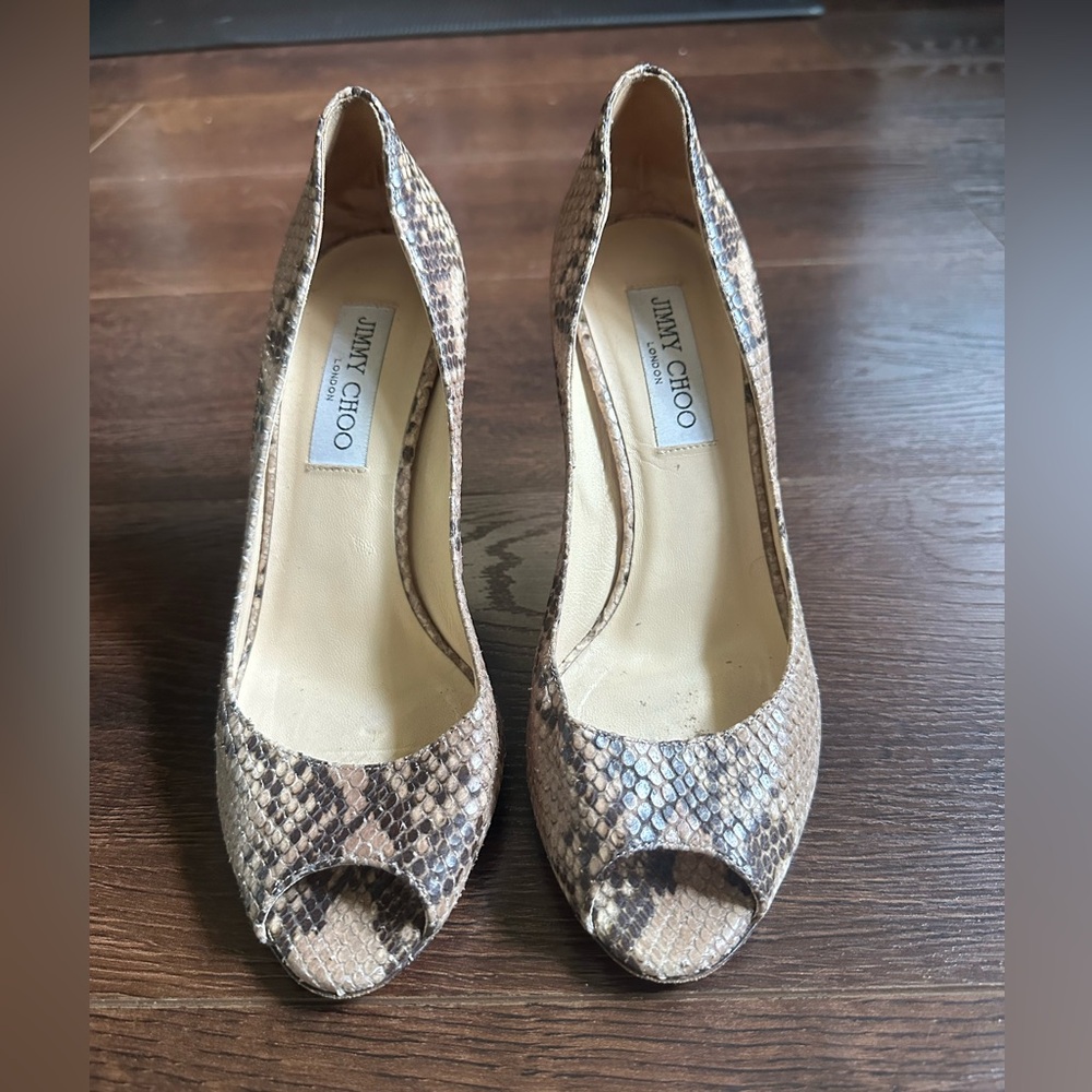 Jimmy Choo Open Toe Heels